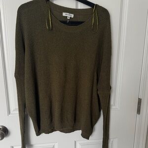 Miracle Khaki Women's Crew Neck Sweater